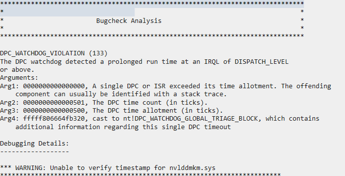 Frequent DPC_WATCHDOG_VIOLATION BSODs along with freezing beforehand-capture.png