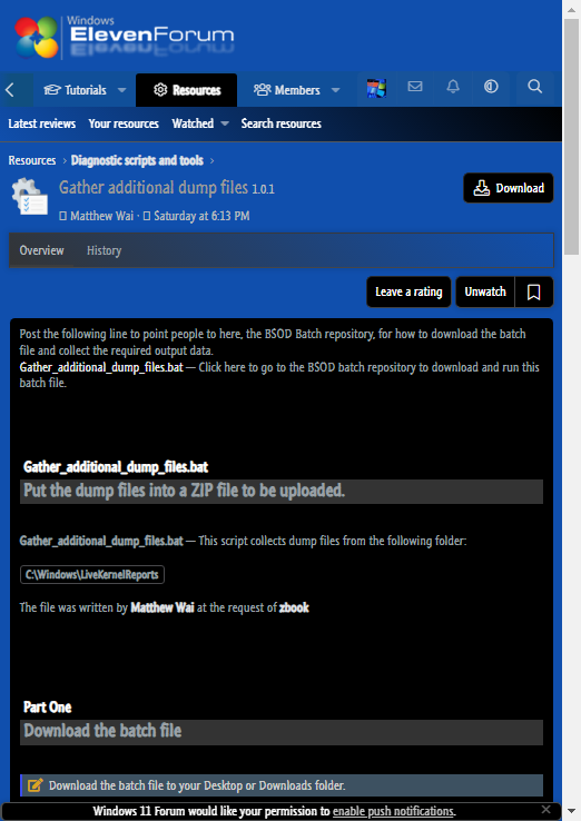 Post problem reports here for Batch files for use in BSOD debugging-image.png