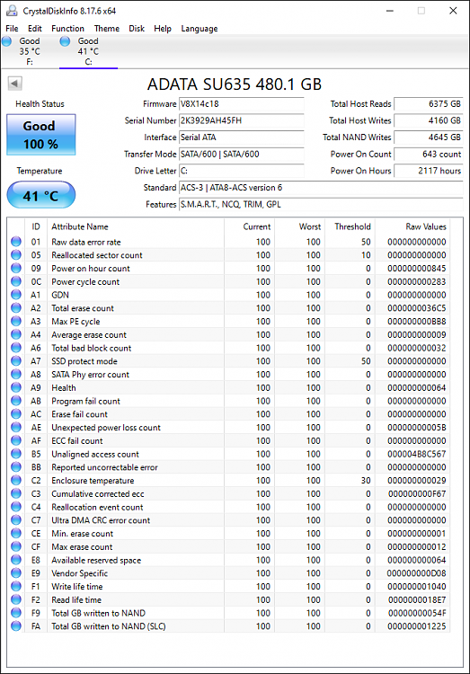 Frequent BSOD crashes, possibly related to Chrome-crystaldiskinfo_20220909143041.png