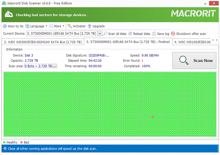 Unpredictable BSODs with different stop codes-macrorit-st3000dm001-1er166-results.png