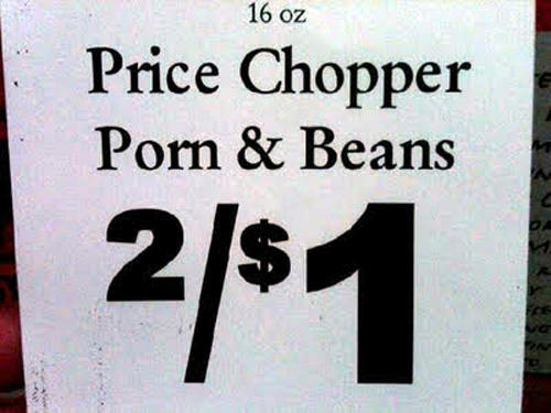 Grammar, Spelling and Punctuation Fails-funny-misspelled-sign-p0rn-beans.jpg