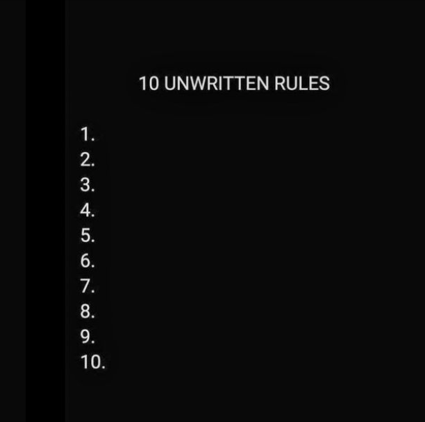 Funny Picture Thread [15]-unwritten-rules.png