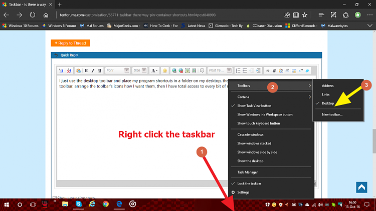Taskbar - Is there a way to Pin a container of shortcuts?-2016-10-13.png