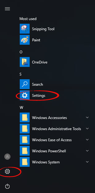 Windows 10 Start Menu How Do I Remove &quot;Settings-settings.jpg