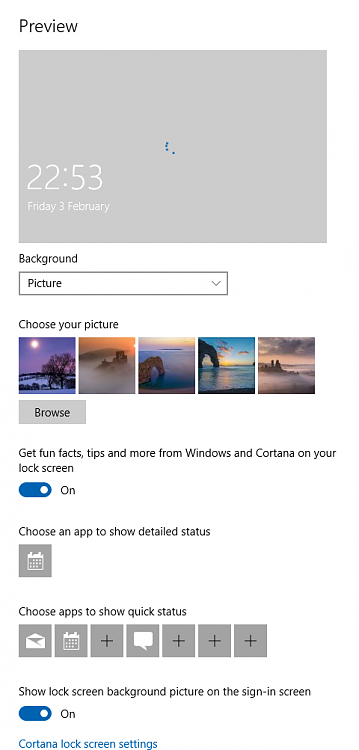 Can't Change Lock Screen Image Solved - Windows 10 Forums