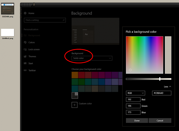 Change Desktop icon font color - Windows 10 Forums