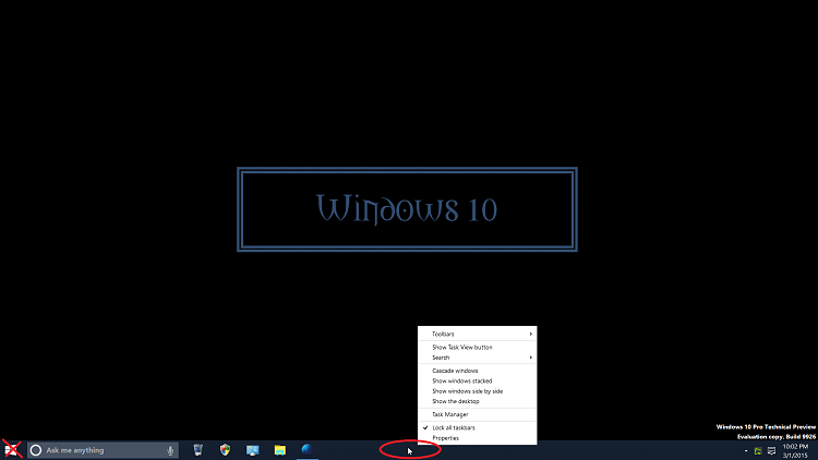 how to remove &quot;search the web and windows'' from the task bar-000118.png