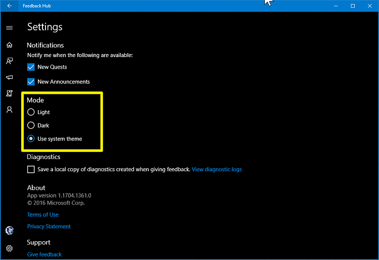 Change app background color - Windows 10 Forums