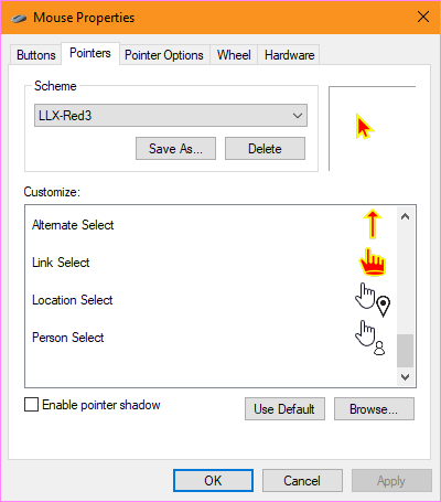 CursorFX: Creating Your Own Custom Cursor Theme » Forum Post by Island Dog