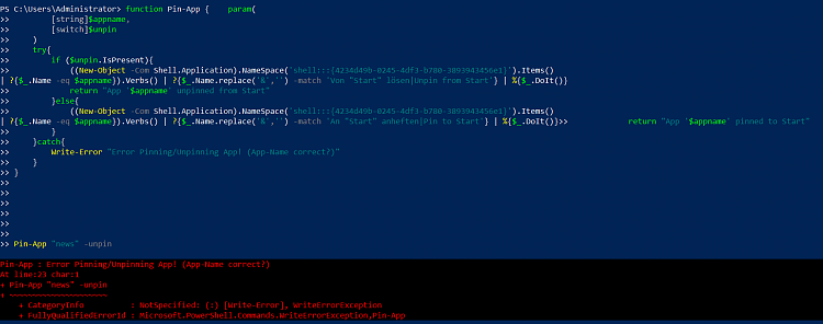 How to automatically (cmd/powershell script) unpin all apps in start-incorrect-appname.png