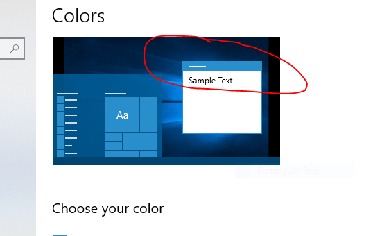 Accent color bug  in 1809 and how to set title bar color manually-not-obeying.png