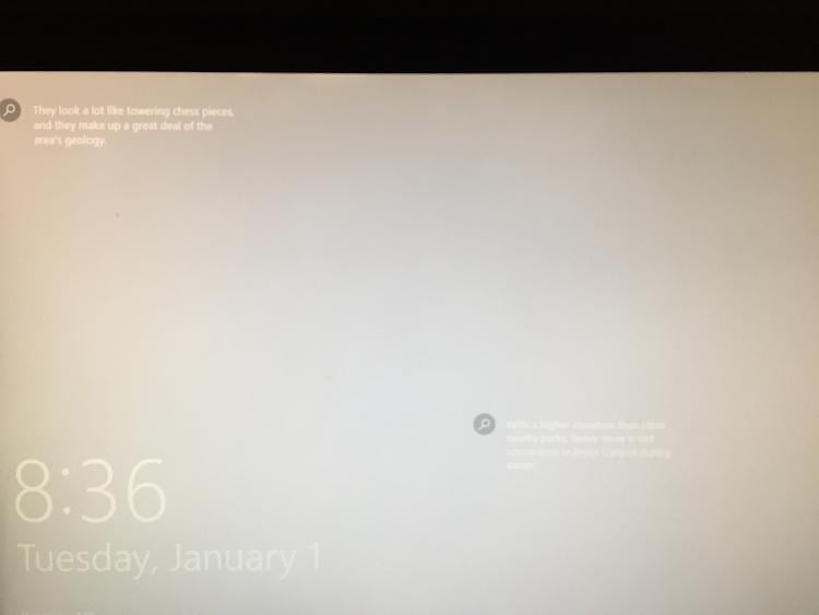 White lock screen background issue - Windows 10 Forums