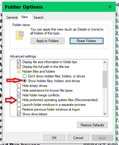 folder icons I Customize keep reverting back to default-show-hidden-system.png