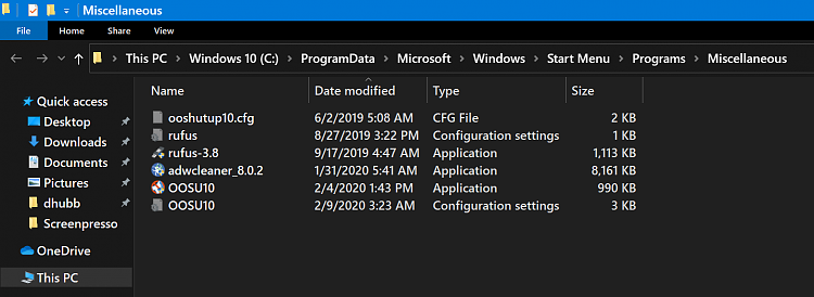 Classic Shell/Open Shell users.... cant move/modify start menu items?-2020-02-10_07h56_31.png