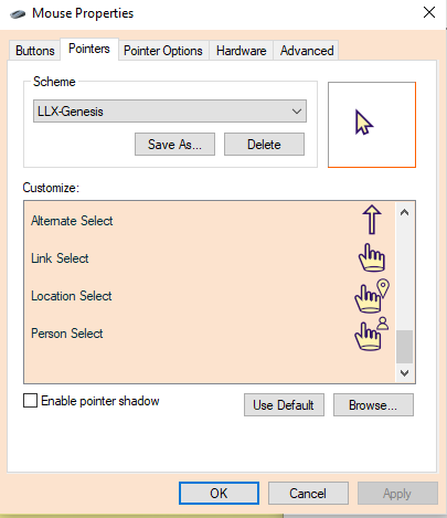 custom cursors download .rar