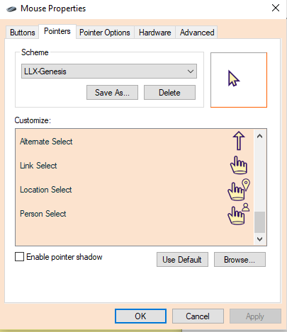 CursorFX: Creating Your Own Custom Cursor Theme » Forum Post by Island Dog