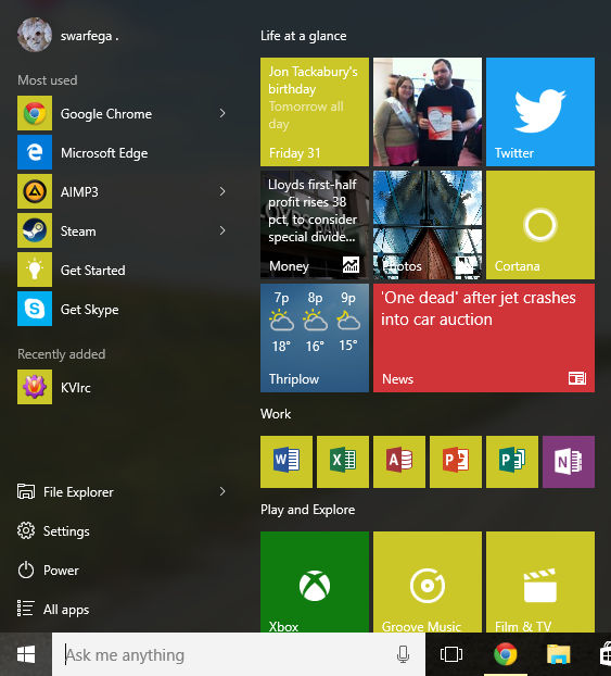 Post your Windows 10 Start menu or Start Screen-startmenu310715.jpg