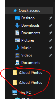 How Do I Remove iCloud Photos Folders from Sidebar?-my-issue.png