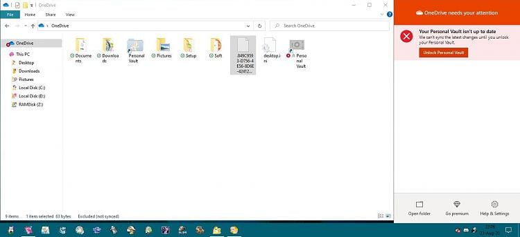 it possible to fix the annoying red x on OneDrive's icon? - Windows Forums