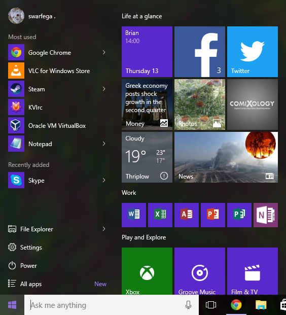 Show us your Start Screen/Menu!-startmenu130815.png