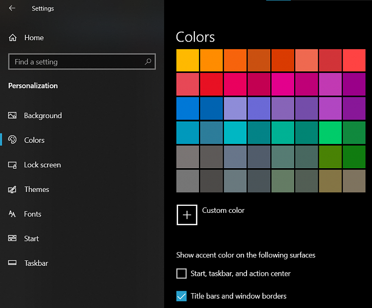 20H2 Start Menu App Tiles Background Color - Windows 10 Forums