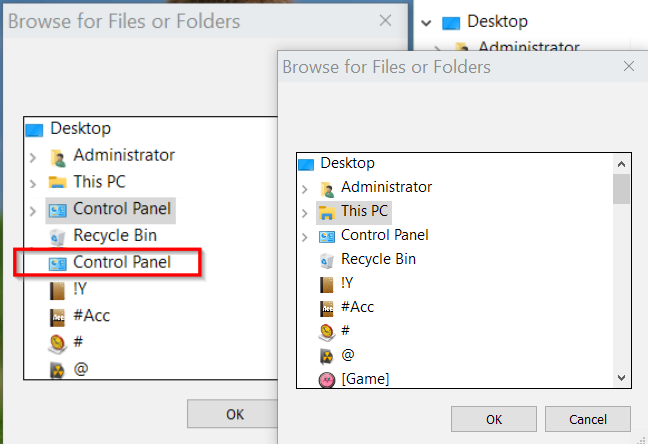 Remove Recycle Bin and Control Panel from Navigation pane-1.png
