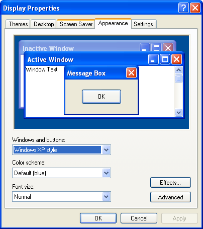 Advanced Appearance Settings Dialog Box for Windows 10 - Build 21H1-changing-colours-windows-xp-2.png