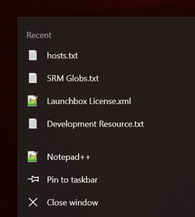 Where can I find taskbar jumplist icons fin the registry?-image.png