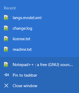 Where can I find taskbar jumplist icons fin the registry?-notepad-jump.png