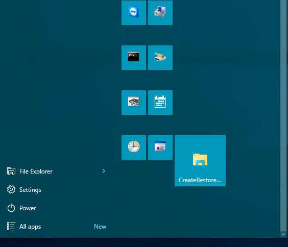 How to Configure the Start Menu-create-restore-point-message-w10-pinned-start.jpg