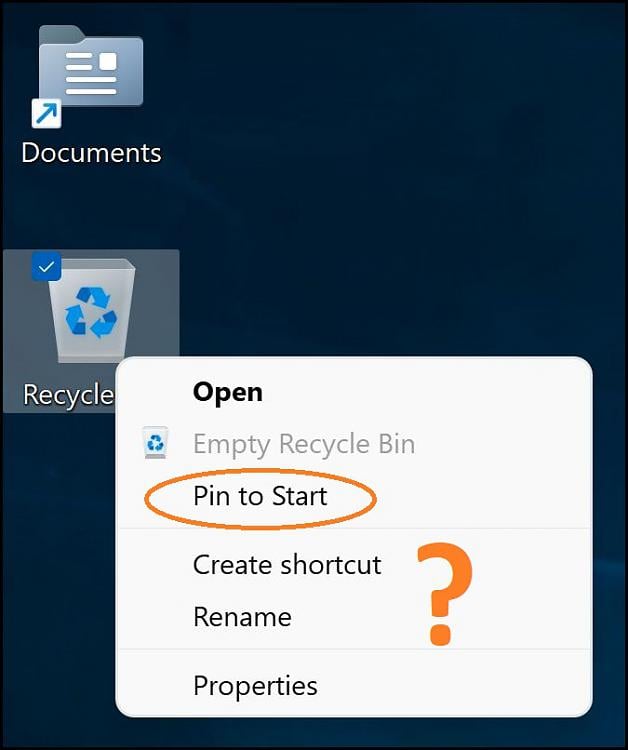 Able to remove 'Pin to Start' from Recycle Bin's context menu?-1.jpg