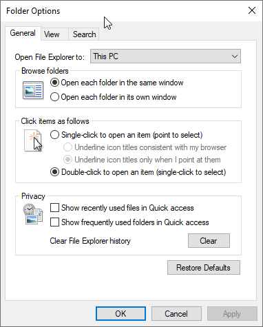 Command to open the &quot;Folder and Search Options&quot; window's second tab.-explorer_uwxv2zfbui.png