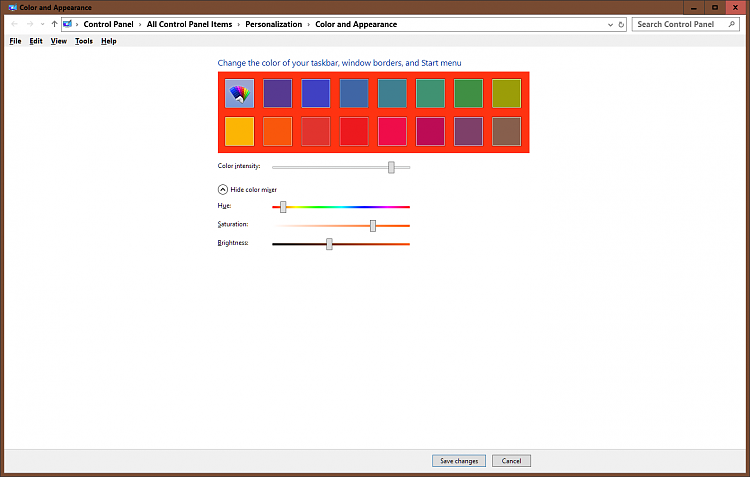 Set a custom RGB color for taskbar and Start menu in windows 10-image-001.png