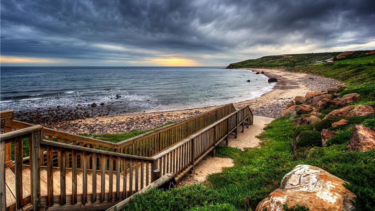 Wallpaper Dump.. HDR Nature-nature-landscapes_hdwallpaper_wooden-walkway-beach-hdr_2090.jpg