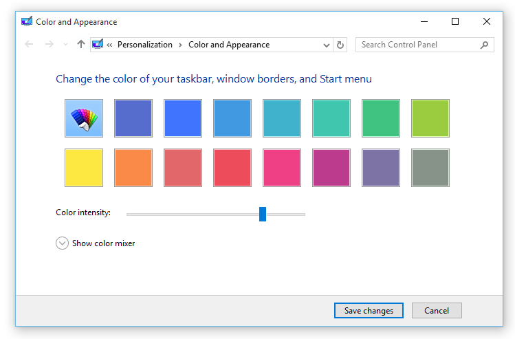 Fainting window border color not possible after anniversary? Tips-change-window-border-color-windows-10_thumb.png
