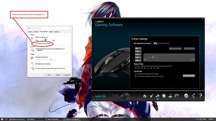 lektier aftale mærke navn Windows 10 mouse acceleration problem !!! - Windows 10 Forums