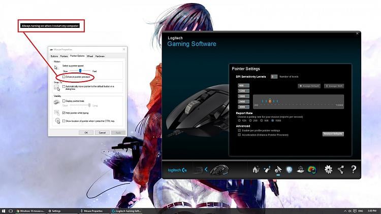 lektier aftale mærke navn Windows 10 mouse acceleration problem !!! - Windows 10 Forums