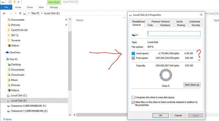 Empty HDD showing 4GB used !!!!!  (Build 1607)-freespace.png