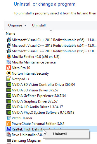 No Audio Output Device is installed-uinst-rltk.jpg