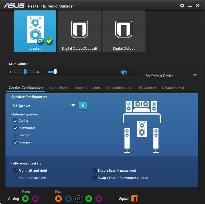 audio manager software windows 10