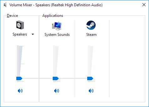 Latest Realtek HD Audio Driver Version [archive]-windows-volume-mixer.jpg