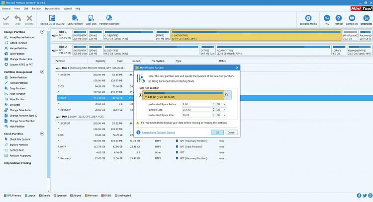 Unable to Use Unallocated Space to Extend Partition-move.jpg