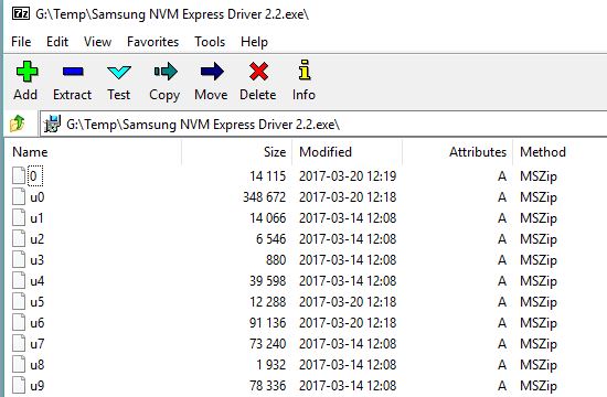 samsung nvme drivers download