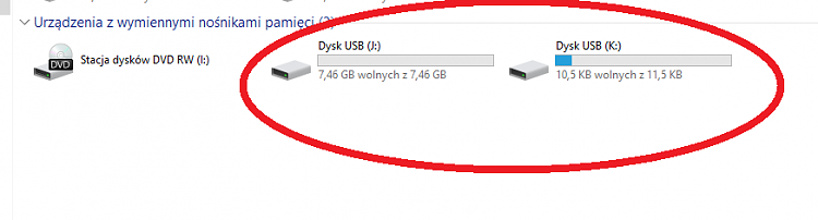 Two USB drives after connecting one-przechwytywanie.png