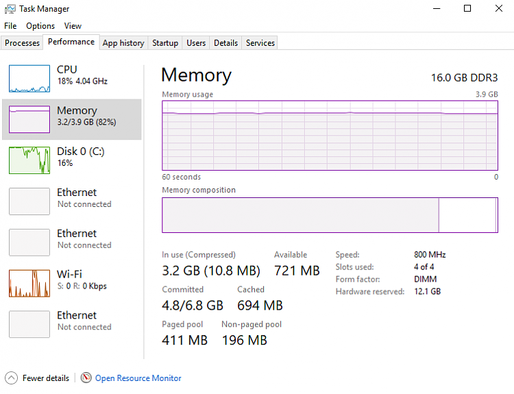 Only 4GB RAM out of -- using Windows 10 64 bit - Windows 10 Forums