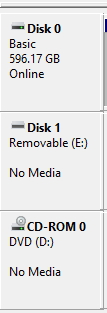 newly bought external CD/DVD drive not appears in This PC screen-diskmagmt.jpg
