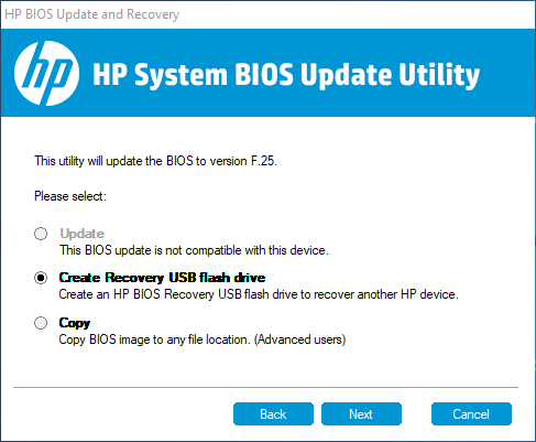 Trying To Downgrade The Latest Hp Bios Windows 10 Forums