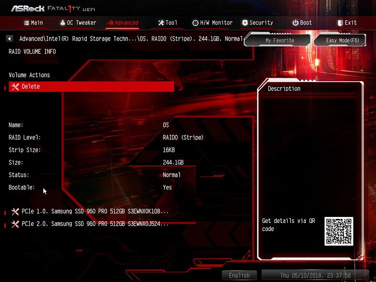 M 2 Nvme Ssds In Raid 0 Array Solved Windows 10 Forums