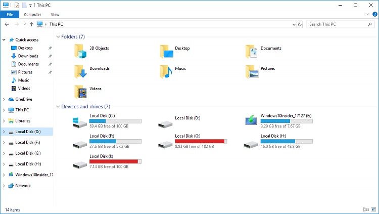 C: drive does not show up in Windows Explorer sidebar (left)-nocdrive.png