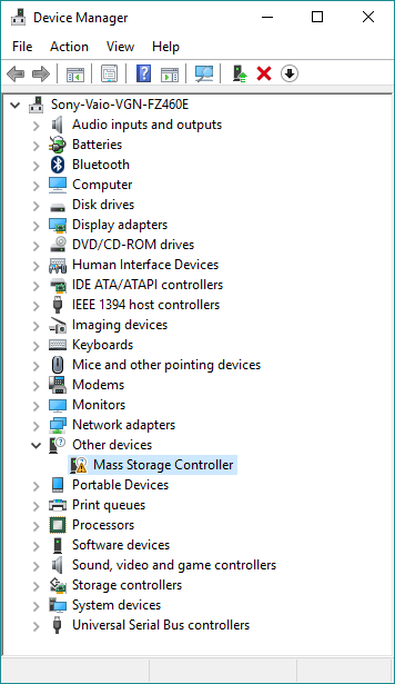 Intel Interface Controller Driver Sony Vaoi